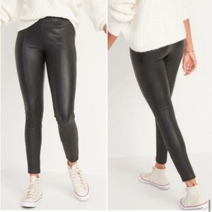 Old Navy faux leather leggings